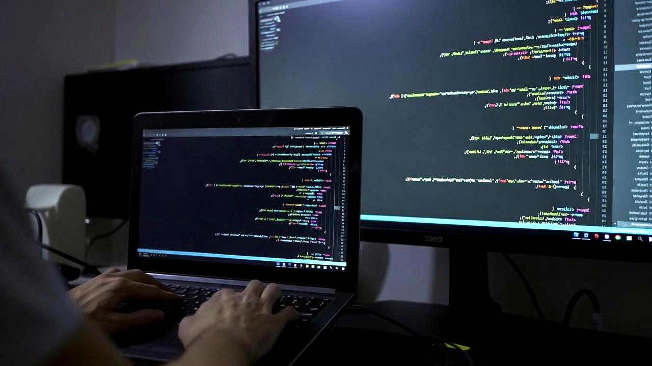 ノートパソコンに外付けSSDやモニターを接続して作業環境を拡張する様子