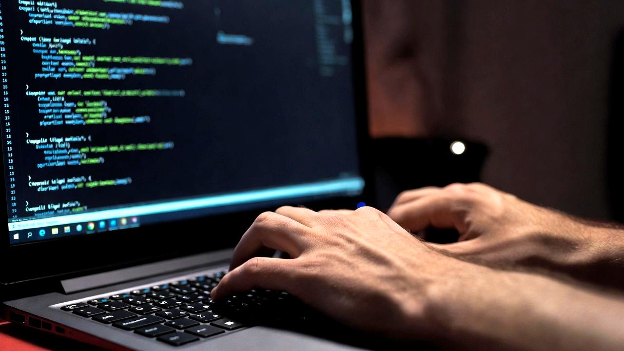 快適なキーボードで楽しく作業しているデスクシーン