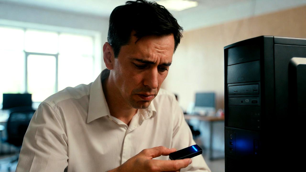 ハードディスク処分前にデータ消去の重要性を解説するイメージ