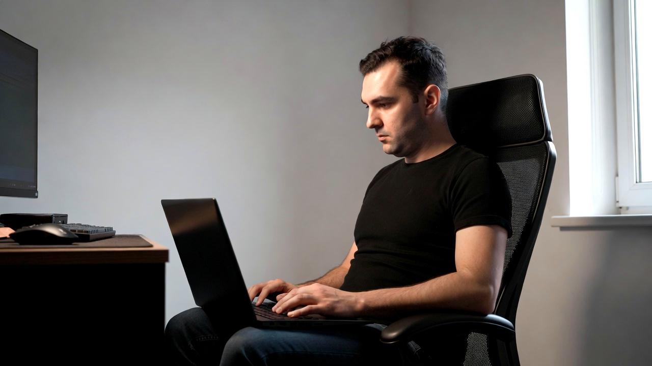 カフェや自宅など様々な場所でノートPCを使う作業スタイル