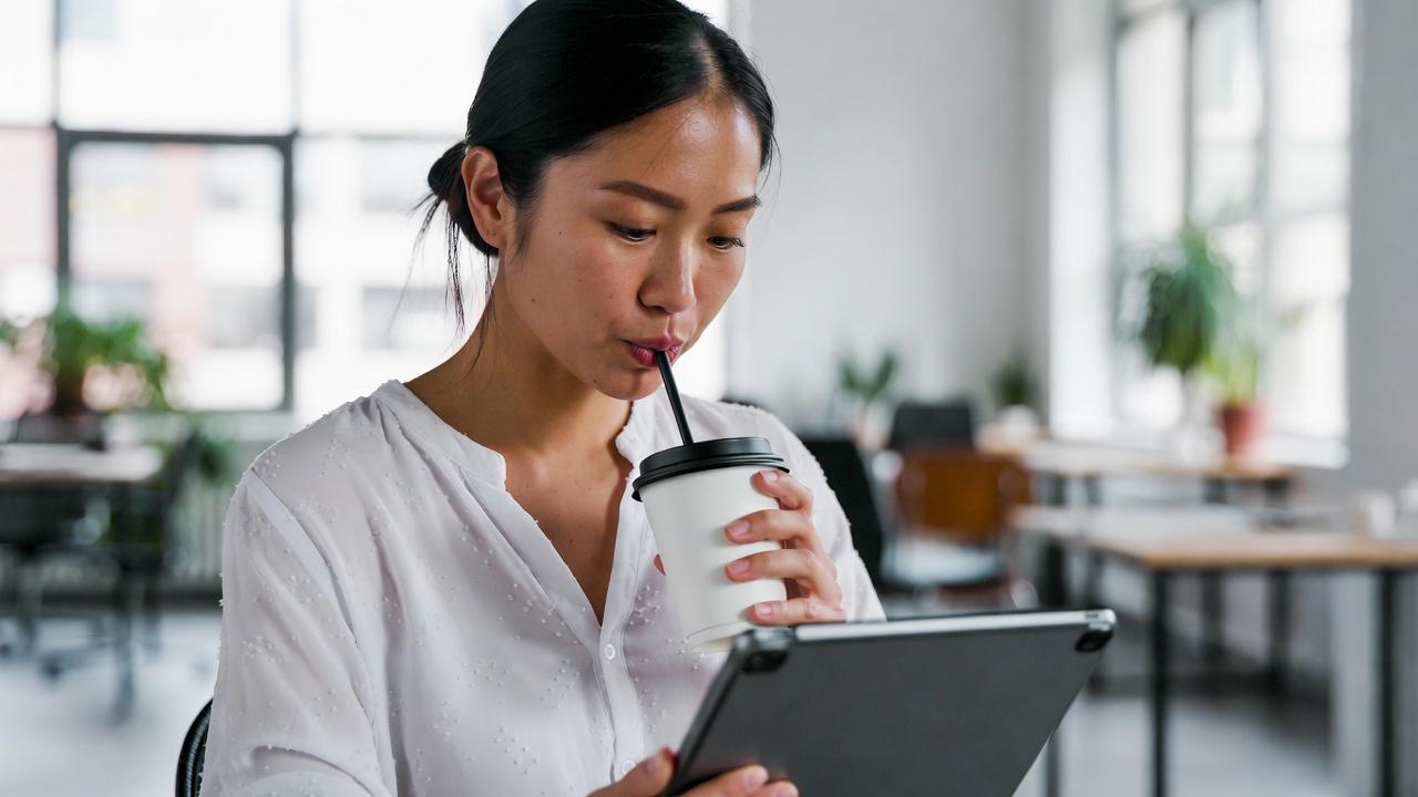 タブレットを導入して効率化を期待したが作業環境に変化が生まれる様子