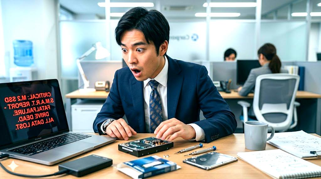 SSD導入によって動画編集環境が大幅に改善されることをまとめたイメージ