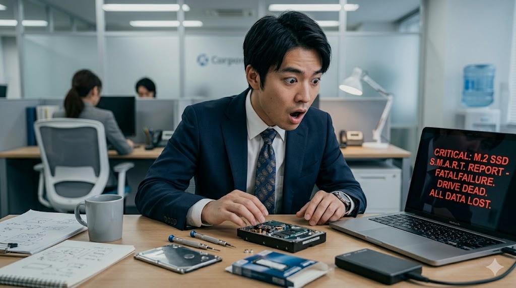 整備済みPCの品質ばらつきや保証の違いを示す注意喚起イメージ