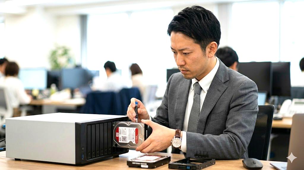 HDD価格の上昇とストレージ市場の変化を示すイメージ