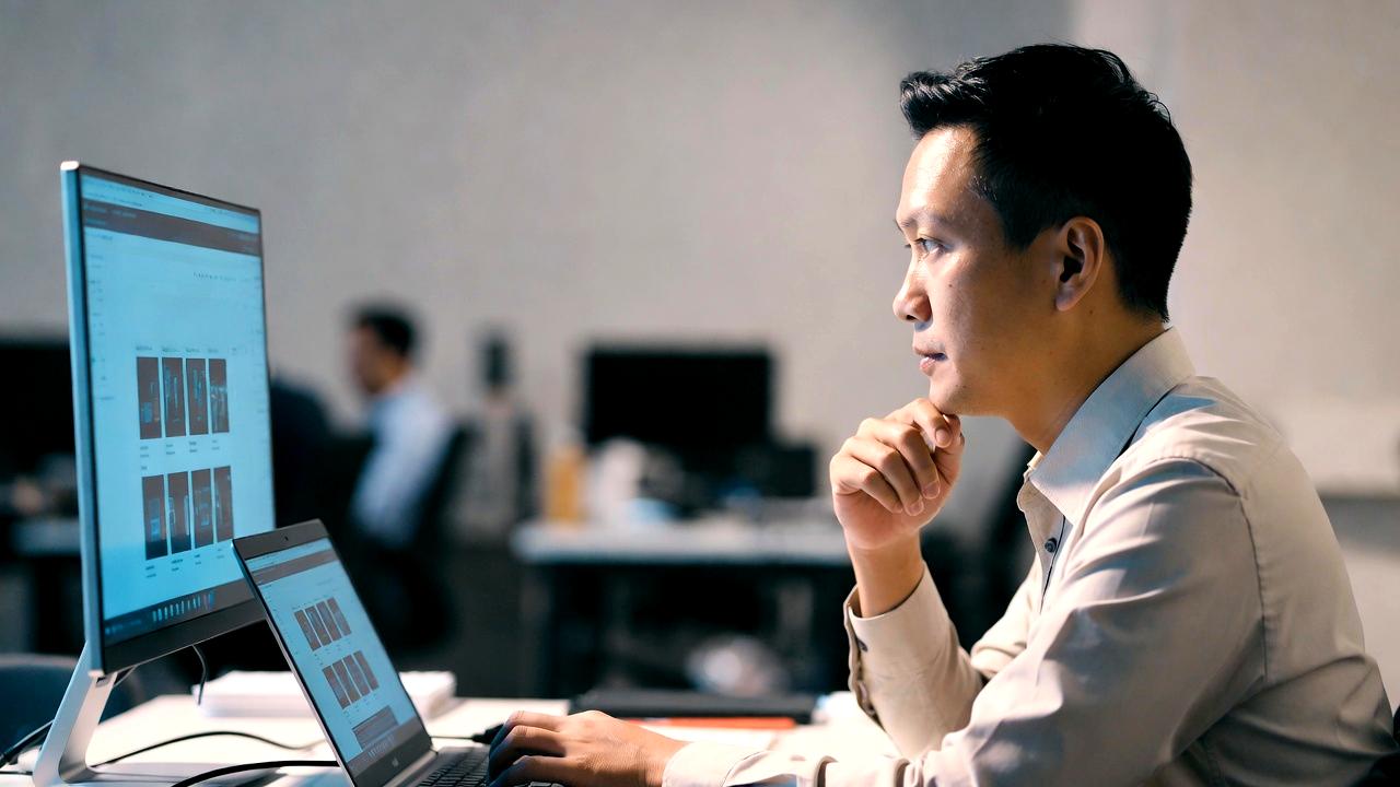 モニターの寿命と買い替え判断を整理したデスク環境の俯瞰イメージ