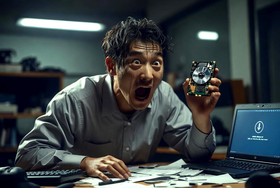 クラウドストレージと外付けSSDでデータを二重保管する構図
