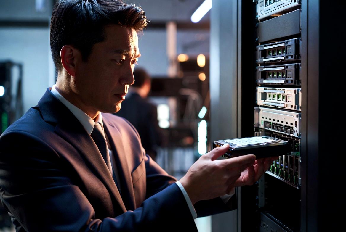 SSDのデータ保持年数と環境条件の関係図