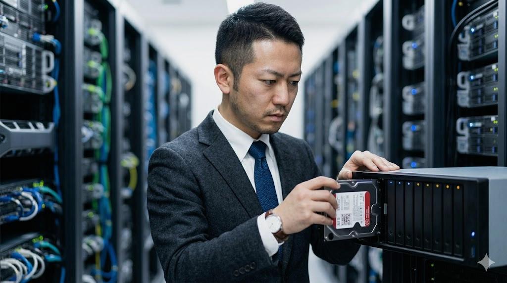 RAID 1の基本概念と、片方のドライブ故障時のデータ保護の仕組みを示すイメージ