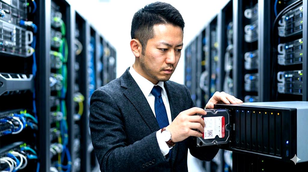 HDDとSSDの構造と起動速度の違いを比較した図解イメージ