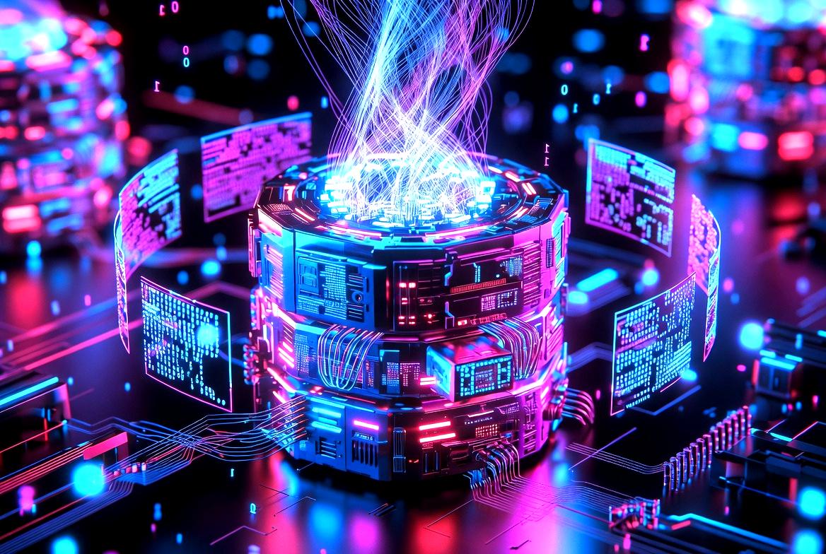 RAID 5の基本構造とディスク構成を視覚的に理解するイメージ