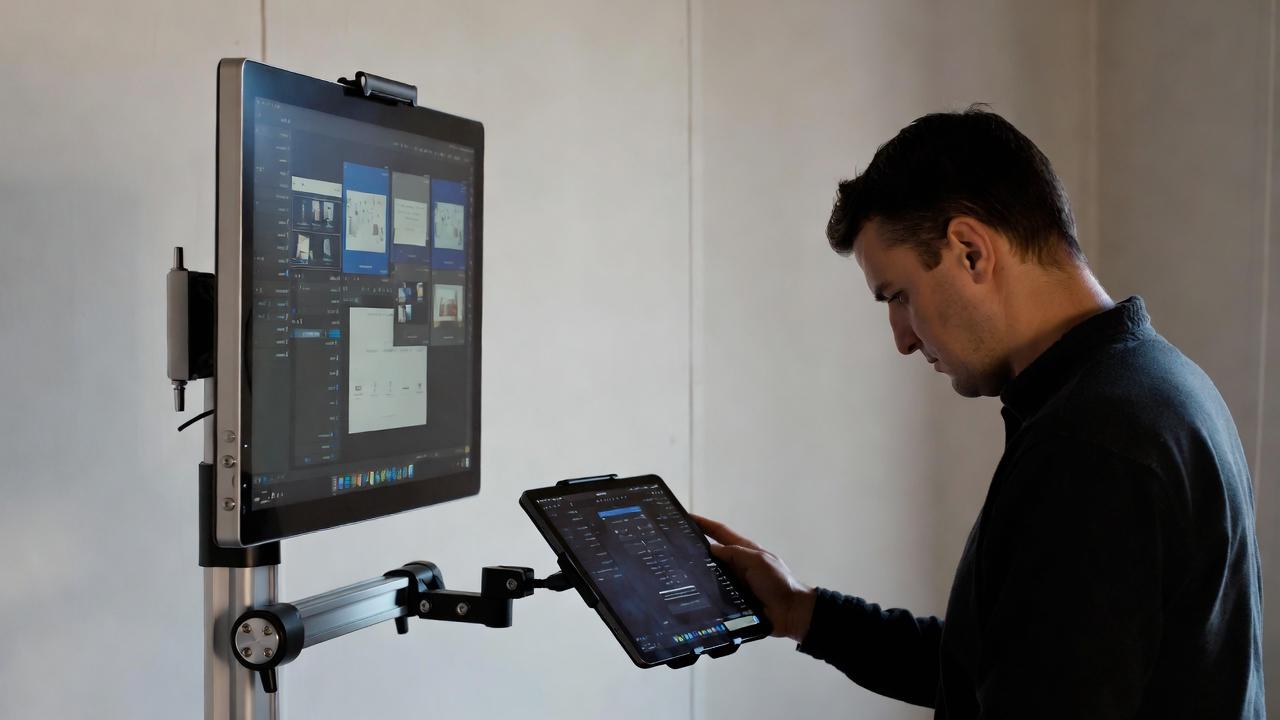 LEDバックライト構造を示す液晶ディスプレイの内部イメージ