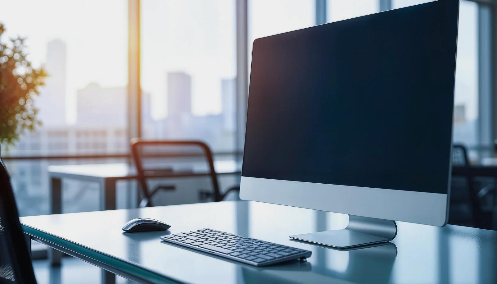 快適なデスク環境でPCモニターを長持ちさせるための設定と習慣のイメージ