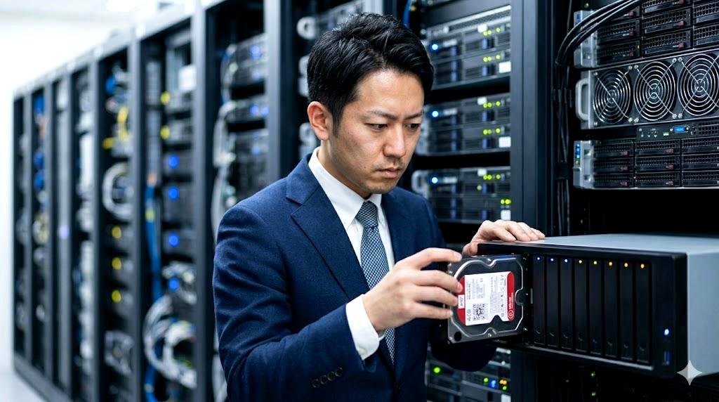 家庭用NASや業務用保存先などRAID 5の適性を示すイメージ