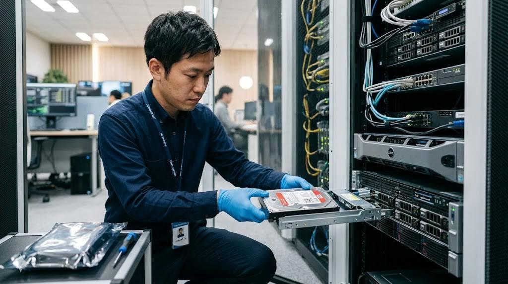 2つのパリティ情報を生成して障害に備えるRAID 6のデータ配置イメージ