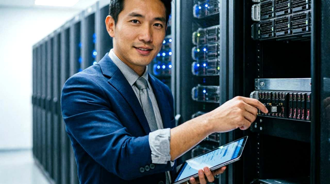 巨大な書類の山を一瞬で読み取るAIの概念イメージ