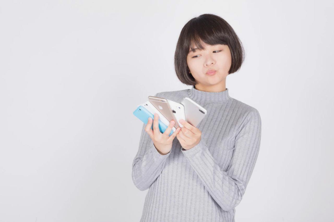 清潔な状態で使われているiPhoneスマートフォン