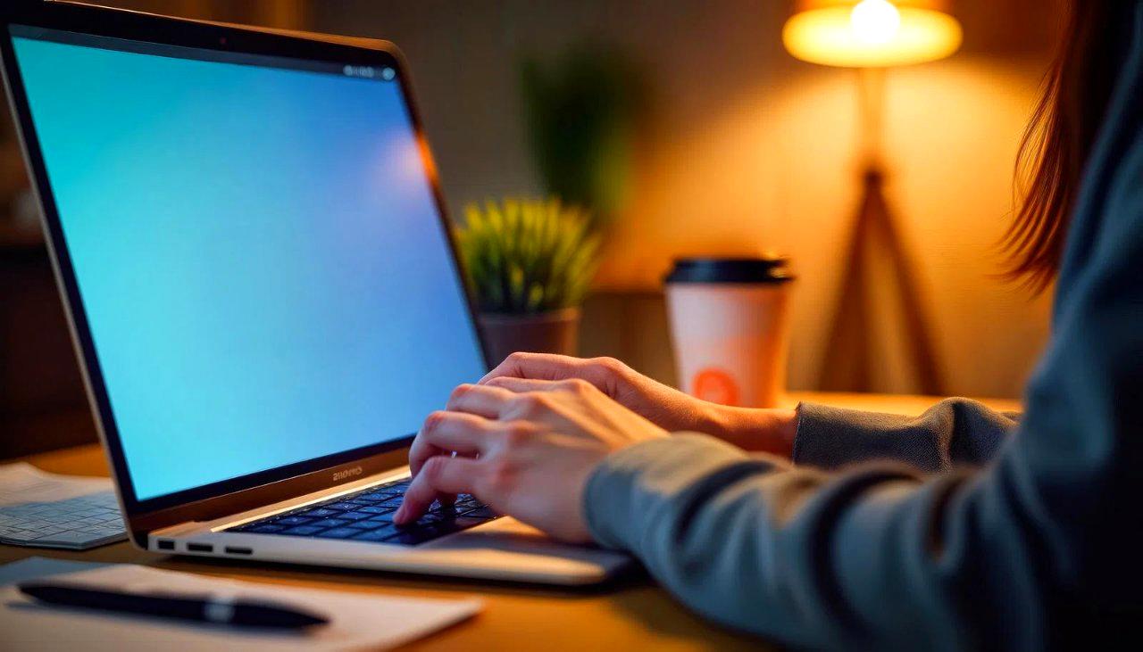 中古Chromebookの購入チェックリストを確認している人の手元写真