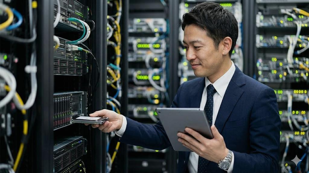 Btrfsファイルシステムの高度な保護機能を表すイメージ