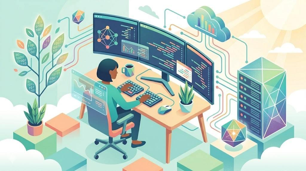 Ubuntuを搭載したパソコンで快適に動作するイメージ