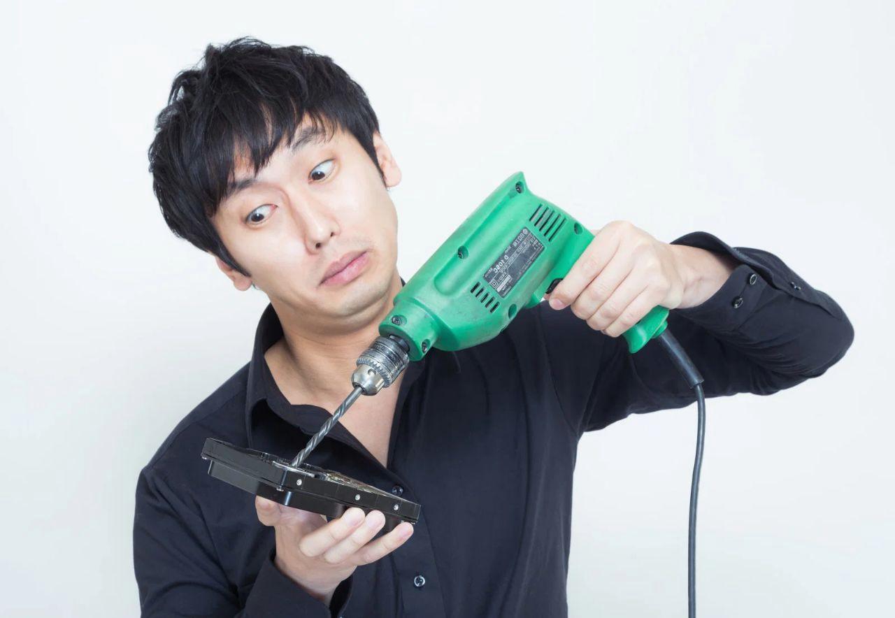 ファイルシステム運用時の注意点を示すストレージイメージ
