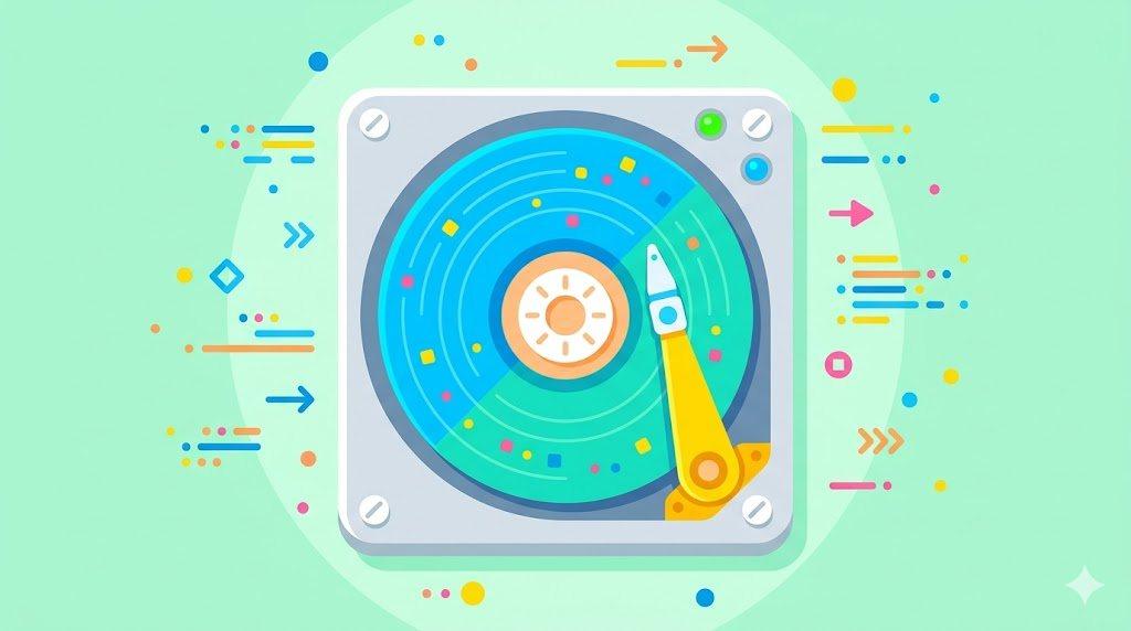 消滅しつつあるデータのイメージとバックアップの重要性を示す図