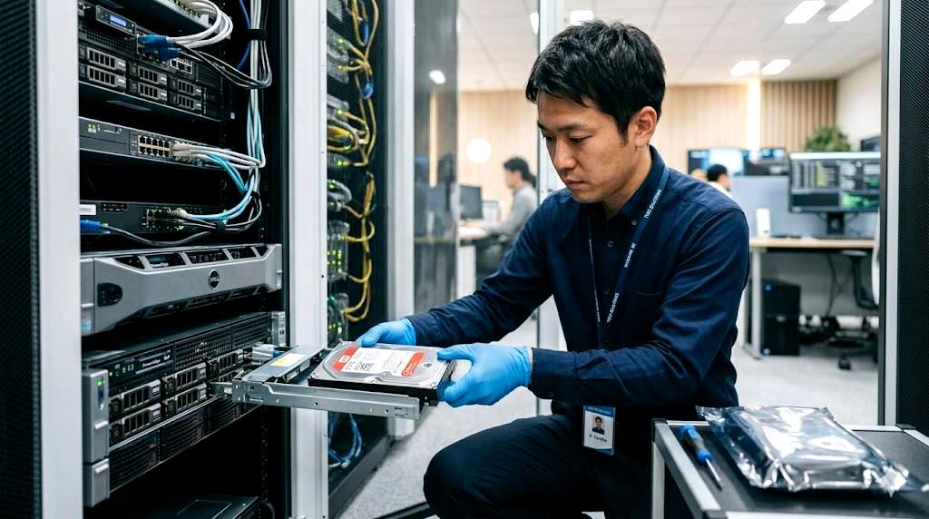 メール、企画書、要約など様々なビジネス文書が並び、AIの実力をテストしているイメージ