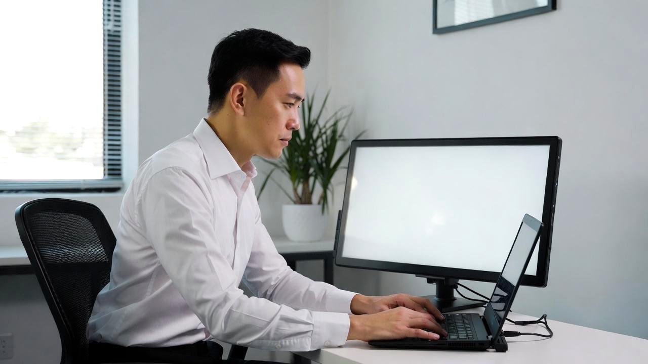 検証に使用した古いデスクトップパソコンとノートパソコンのイメージ