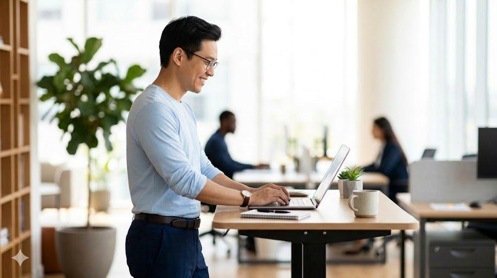 低スペックノートPCのタスクマネージャー画面と時計のアイコンが重なったイメージ
