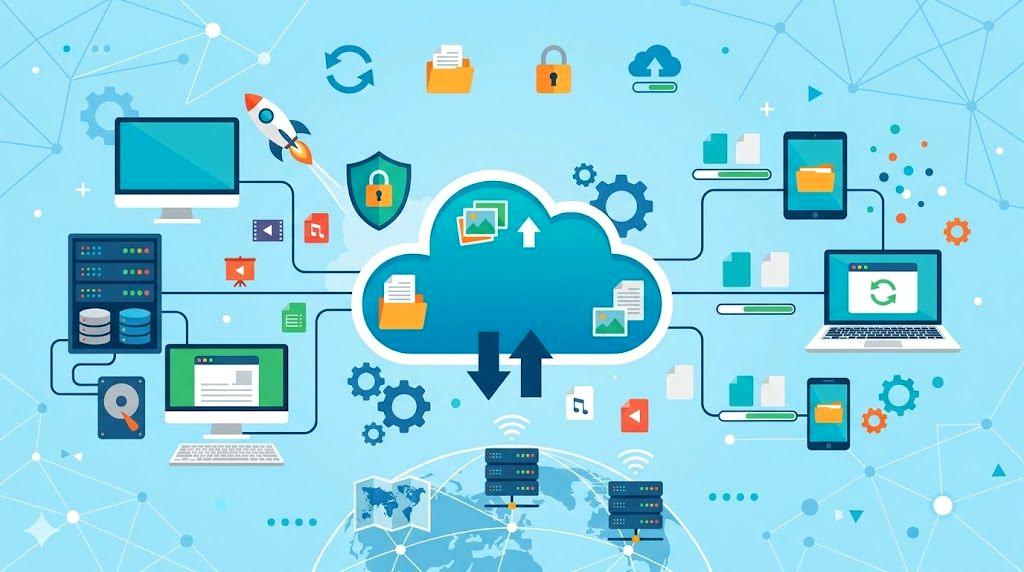 Google DriveとAWS S3の長所短所を比較するイメージ